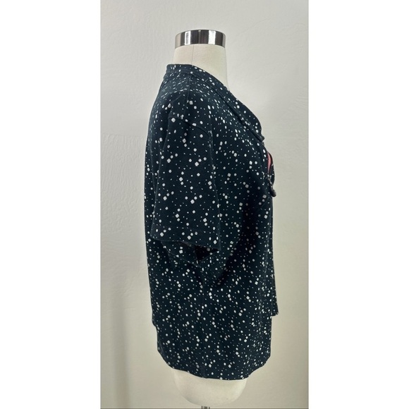 Jamie Sadock Polka Dot Pattern Short Sleeve Top - Picture 3 of 9